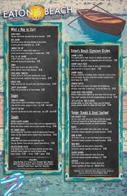 Eaton S Beach Menu Eaton S Beach Sandbar Grill Smoked Fish Dip Fish Dipping Smoked Fish