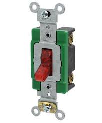 30 Amp 120 Volt Toggle Pilot Light Illuminated On Req Leviton