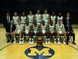 April 3 1989 The University Of Michigan Basketball Team Takes Their First University Of Michigan Basketball Michigan Wolverines Basketball Michigan Football