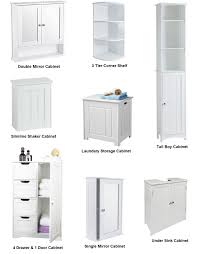 Get free shipping on qualified wood file cabinets or buy online pick up in store today in the furniture department. New White Wooden Furniture Bathroom Cabinet Shelf Cupboard Bedroom Storage Unit Ebay