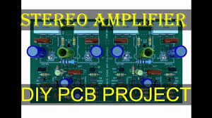 Low pass filter for subwoofer with 4558d ic. Stereo Amplifier Diy Pcb Project Using 2sa1943 2sc5200 Transistors Youtube