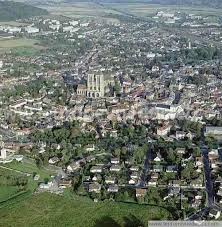 Noyon Oise Picardie France De La Photo Livree Localisation Autre Vue Noyon Oise Picardie France Oise Photo Aerienne Cathedrale De Beauvais