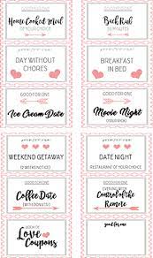 Diy Gifts For Valentine S Day Coupon Book Diy Birthday Coupons Coupons For Boyfriend