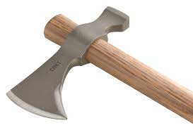 Crkt Woods Chogan Tomahawk Axe Rmj 2730 Thawk Lightweight Outdoor Camping Axe With Hammerhead Forged Carbon Steel Blade A Tomahawk Axe Wooden Handles Camp Axe