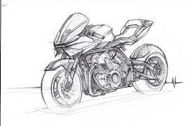 Ballpoint Pen Sketches On Behance Bike Sketch Motorbike Art Bike Drawing