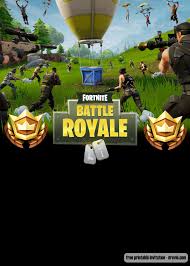 Free Fortnite Battle Royale Invitation Templates Printable Birthday Invitations Free Printable Invitations Templates Birthday Party Invitations Free