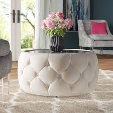 Surely, the idea of having an ottoman coffee table may not occur in your mind. Leather Tufted Coffee Table Wayfair