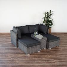 Sansibar Home 4 Sitzer Lounge Set Harrisville Mit Polster Wayfair De Lounge Ecksofas Gartenmobel Sets