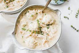 Keto Chicken And Dumplings Whole30 Paleo Healthy Little Peach Keto Chicken And Dumplings Chicken And Dumplings Keto Chicken