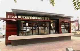 Cafe Container Starbucks Up Arhitektura Pavilon Mobilnoe Kafe