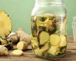 Recette De Eau Detox Citron Ananas Gingembre Recette Detox Citron Recettes De Boissons Detox Gingembre