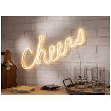 Spread your cheer to the world with this lovely led neon sign.charming, illuminated cheers sign; 21 34 Neon Led Cheers Wall Bar Sign Lighted Tube Battery Operated Indoor Outdoor Pricefalls Com Marketplace Cheer Signs Neon Signs Cool Neon Signs