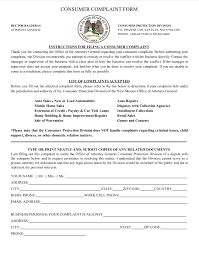 New Mexico Insurance Commissioner Complaint Diminished Value Car Appraisal Complaints Letter Form New Mexico