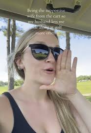 Wife Ride Along in Golf Cart