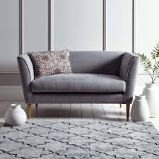 Timsbury Two Seater Sofa In Grey Finddesign Small Sofa Designs Sofas For Small Spaces Small Sofa