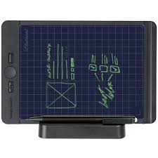 Their most recent item is called the blackboard and it writes and erases electronically using no ink or paper. Boogie Board Blackboard Note With Easel Walmart Com Walmart Com