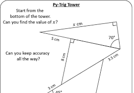 Problems With Pythagoras Trigonometry Go Teach Maths 1000s Of Free Resources