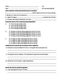 Ela Commas With Appositives Worksheet 3 Worksheets Practices Worksheets Powerpoint Presentation