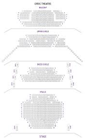 Lyric Theatre Seating Plan Boxoffice Co Uk