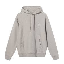 Hood stock images from offset. Stussy Stock Logo Hood Grey Heather Blue Mountain Store