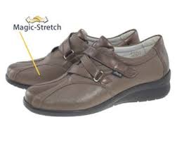 Ellie Hallux Ladies Bunion Shoes Easy Opening Slip On Extra Wide J Fit Fidelio Magic Stretch Treat Bunions Wi Bunion Shoes Orthotic Shoes Comfortable Shoes