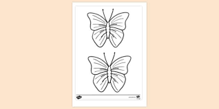 In the internationally acclaimed the very hungry caterpillar, a tiny caterpillar eats and eats…and eats his way through the week. Free Beautiful Butterfly Colouring Page Colouring Pages