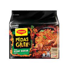 Maggie pedas giler 2 kali pedas challenge !!! Maggi Pedas Giler Perencah Ayam Bakar 76g X 5 Packs Shopee Malaysia