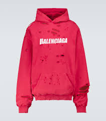 Get the lowest price on your favorite brands at poshmark. Balenciaga Hoodie Caps Destroyed Aus Baumwolle Mytheresa