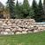 Dry Stack Stone Retaining Wall