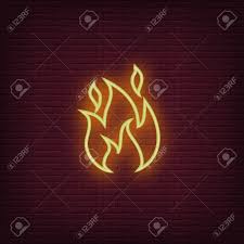 Search for fire signs in these categories. Fire Neon Icon Flame Sign Icon Vector Royalty Free Cliparts Vectors And Stock Illustration Image 128984005