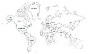 50 x 70 cm packaging size: World Map Kids Printable Free Printable World Map World Map Outline World Map Coloring Page