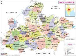 Bhopal In Mp Map Madhya Pradesh Map | Map Of Madhya Pradesh - State, Districts Information  And Facts