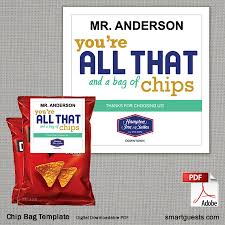 Click to see our best video content. Chip Bag Card Template