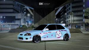 Tarmac works 1/64 honda civic type r ek9 direzza livery minicar festival 2018. Artstation Honda Civic Ek9 Nfs Underground Custom Concept Brian Kim