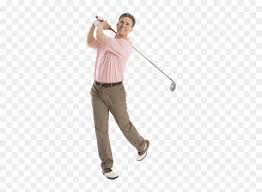 We upload amazing new content everyday! Smiling Man Swinging Golf Club On White Background Transparent Background Swinging Golf Club Hd Png Download Vhv