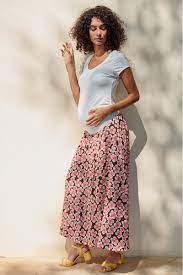 Comment s habiller quand on est enceinte? Jupe Longue De Grossesse Satin