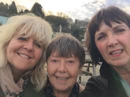 Descendants of St Erth families meet up after 50 + years!! Julie Richards,  Kathryn Ross and Kay Deeming representing the Bennett's and Stone families.  Great fun catching up