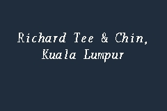 Richard tee is an associate professor (senior lecturer) at surrey university's department of digital economy, entrepreneurship and innovation and a member of the centre of. Richard Tee Chin Kuala Lumpur Firma Guaman In Desa Pandan