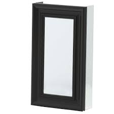 Medicine cabinets are a great way to store toiletries, medications, and more. Pegasus 15 In X 26 In Framed Recessed Or Surface Mount Bathroom Medicine Cabinet With Framed Door In Espresso Sp4608 The Home Depot