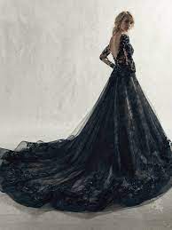 Sottero And Midgley Wedding Dress Zander 9sc076 Back Black Lace Wedding Dress Gothic Wedding Dress Black Wedding Gowns