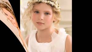 In this other hairstyle for the communions 2019, we also have a commitment to braided hair, although in a very light and also combined with loose hair. Communion Hairstyles Ideas Youtube