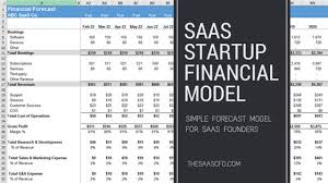 Startup Financial Model For Saas Founders The Saas Cfo