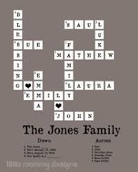 Check spelling or type a new query. Items Similar To Modern Family Tree Art For Nursery Crossword Puzzle Art Wedding Gift Custom Personalized Family Tree Print Family Tree Art Family Tree