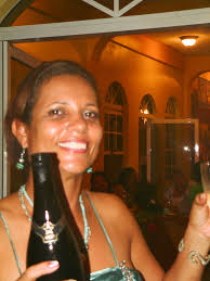 Celebrating with champagne