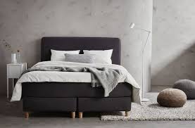 dunvik boxspring hokkasen stevig tustna donkergrijs 180x200 cm bestel vandaag ikea een slaapkamer inrichten muur decor slaapkamer bedkader