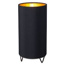 Lampura Tischleuchte Goldi Schwarz Stoff Tischlampen Lampen Roller Mobelhaus Tischlampen Lampe Lampen Und Leuchten