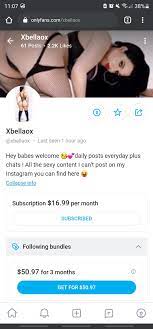 Xbellaox onlyfans