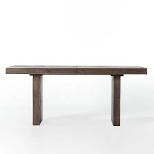 Diy knock off faux reclaimed wood emmerson west elm benches. Emmerson Reclaimed Wood Expandable Dining Table Chestnut