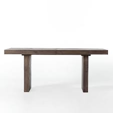 Diy knock off faux reclaimed wood emmerson west elm benches. Emmerson Reclaimed Wood Expandable Dining Table Chestnut
