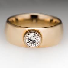 Mens Benchmark Wedding Band Ring Comfort Fit 14k Gold Rings Mens Wedding Bands Wedding Ring Bands Vintage Engagement Rings